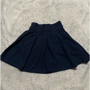 Skater flare skirt, dark blue , size Small
